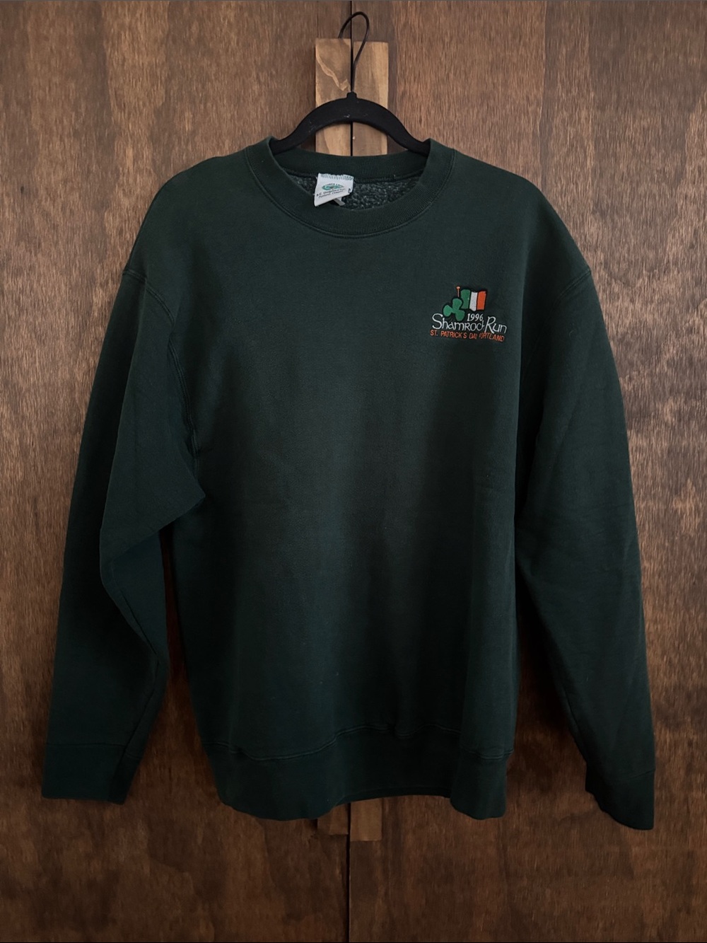 Vintage Dark Green Crewneck Sweatshirt